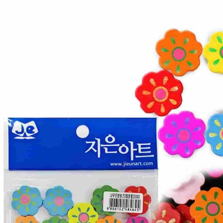 나무모양비즈 태양꽃 미술놀이재료 꾸미기재료 공예부자재 미술용품