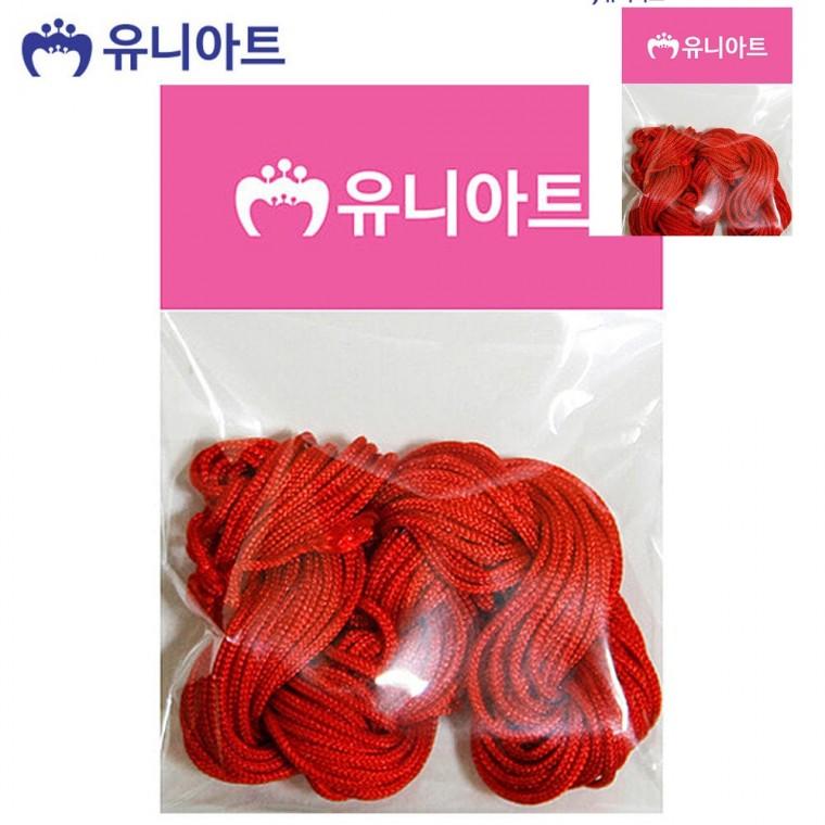 매듭실 빨강 매듭공예실 공예실 장식매듭실