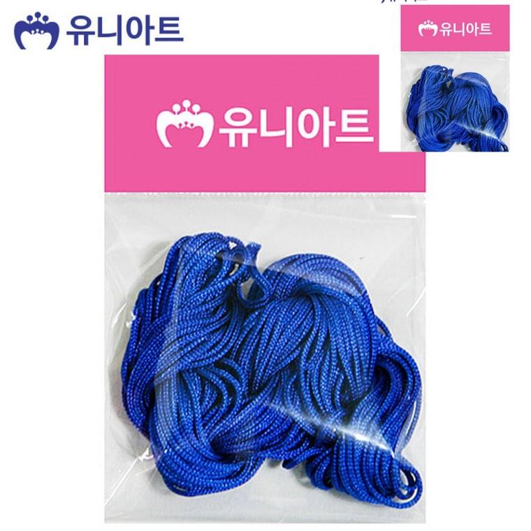 매듭실 파랑 장식매듭실 장식용실 공예용실