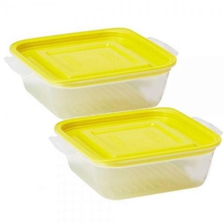 밥보관 점보 쿡밥세트 700ml 2P-색상랜덤 반찬통 공병