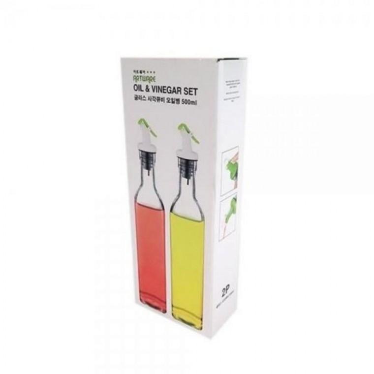 투명한 유리 오일병 500ml 소분용기 오일통 오일보관