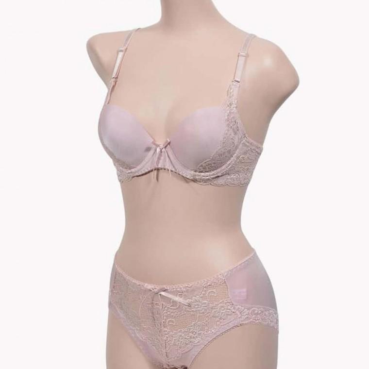 A컵 와이어 브라팬티세트 와이어브라 레이스브라 3/4브라