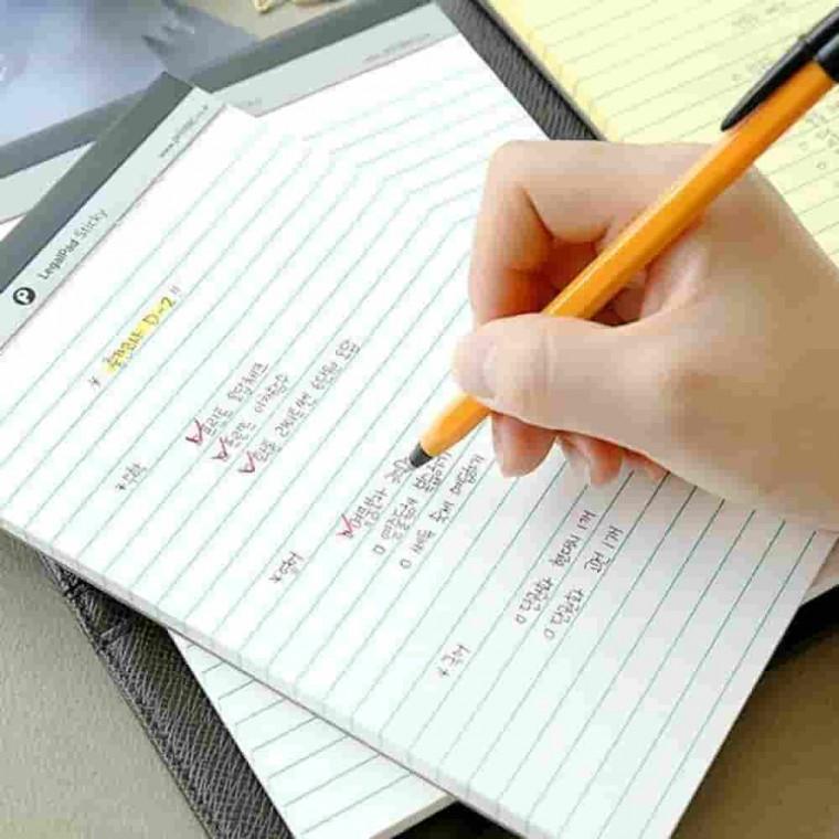 리갈패드스티키 백색 A4 40매 뜯어쓰는노트 회사메모 절취노트 점착노트