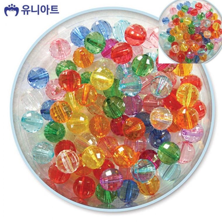 모양비즈 31번 크리스탈비즈 1.2cm 목걸이비즈 키링부자재 비즈공예