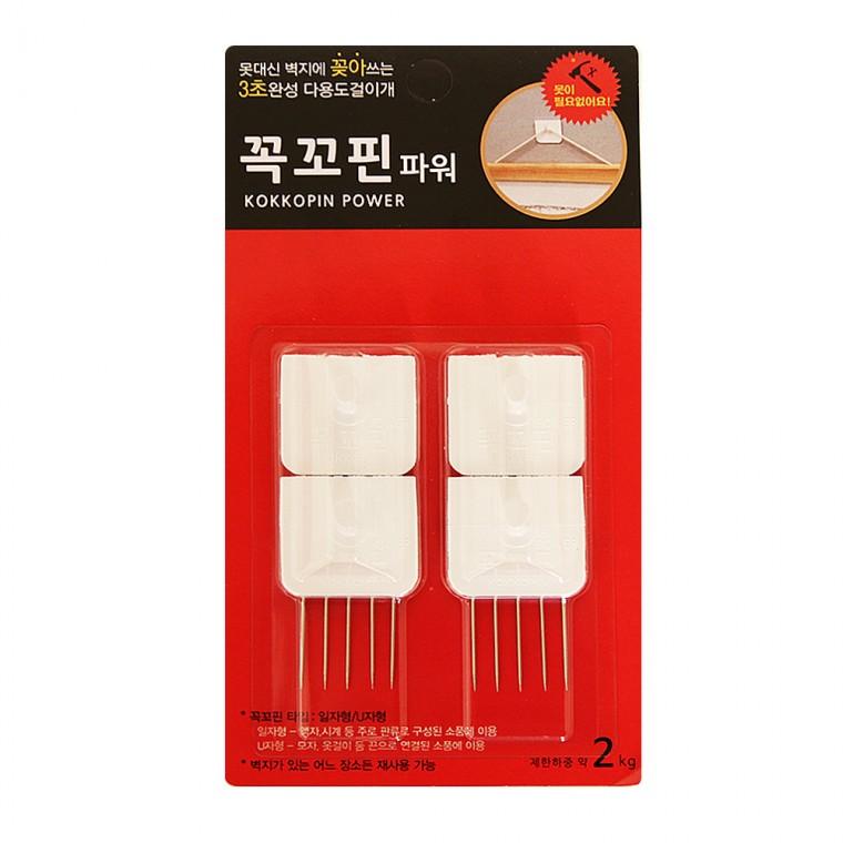 [도매포유]꼭꼬핀 파워4P 일자형