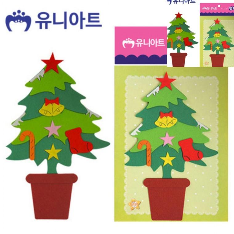 펠트 크리스마스 트리 미술만들기 만들기체험 만들기수업