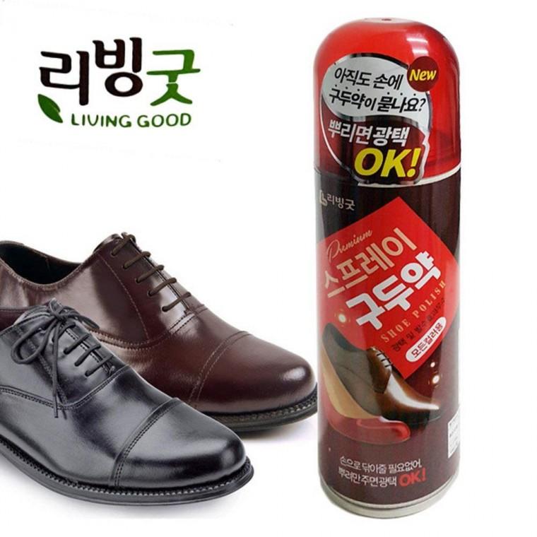 편안한 전컬러용 뿌리는 스프레이 구두약광택제 가죽보호 구두광택제