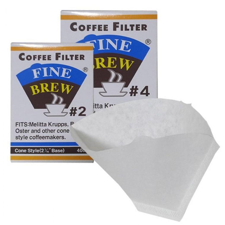 FINE BREW 실속 드리퍼 메이커용 커피필터 40매커피커름망 거름종이 드립퍼