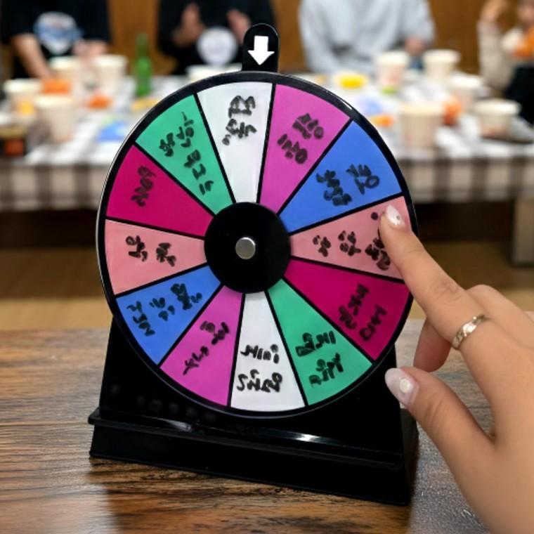 미니 복불복 룰렛 돌림판 보드게임 돌림판 파티게임 룰렛 아이들놀이
