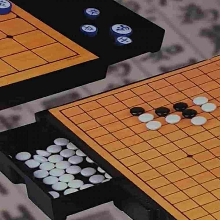 접는 자석양면 바둑장기 가방포함 바둑판 접이식바둑판 바둑장기세트 미니바둑판 접이식장기판