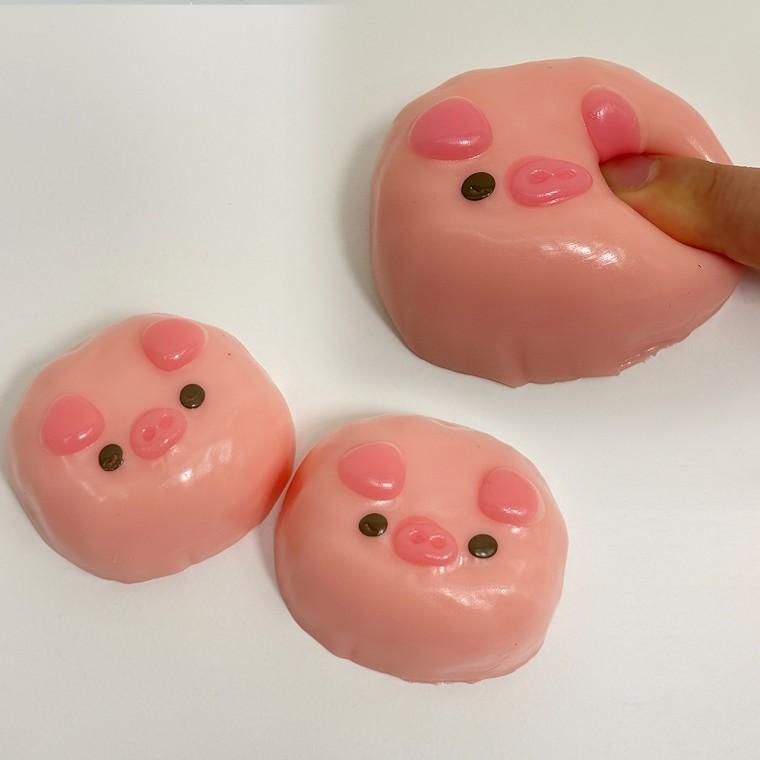 찰싹모찌꿀꿀이 돼지 샤오홍슈 슬랑이 말랑 스퀴시볼