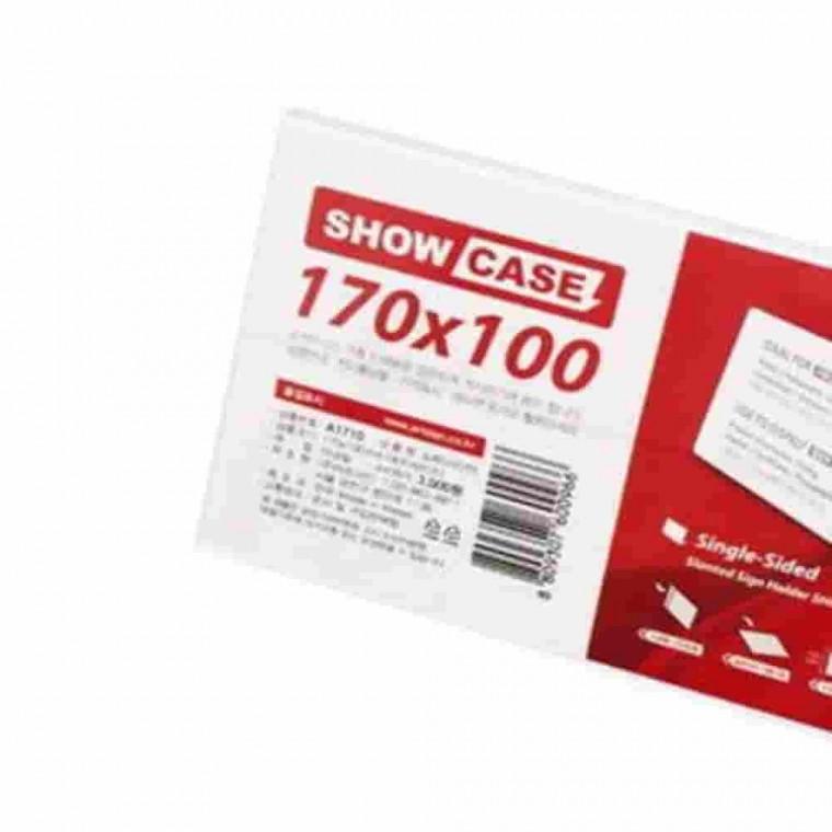 안내판 쇼케이스 3매 170x100mm 이름표꽂이 POP꽂이 홍보물꽂이 전시안내판 투명안내판