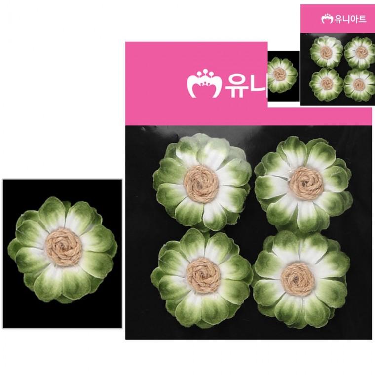 투톤 마국화 소 초록 인테리어조화꽃 인조꽃 인조조화