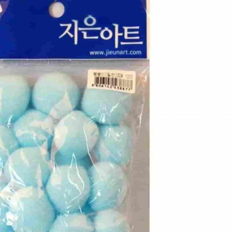 뿅뿅이 일반 30 하늘 솜털공 슬라임만들기 슬라임파츠 핸드폰케이스꾸미기