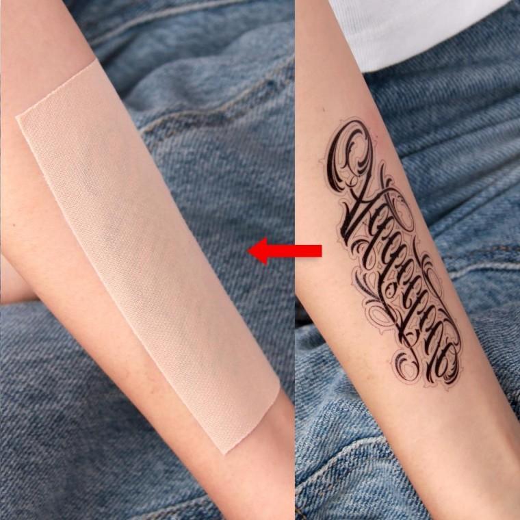 타투 문신 테이프 5cm 연한색 가리는 테이프 피부보호 연한색 가리기