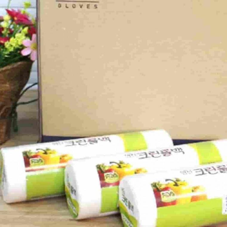 크린롤백 17x25x200매 소 30개입 투명비닐봉투 주방비닐봉지 소분용비닐 반투명봉투