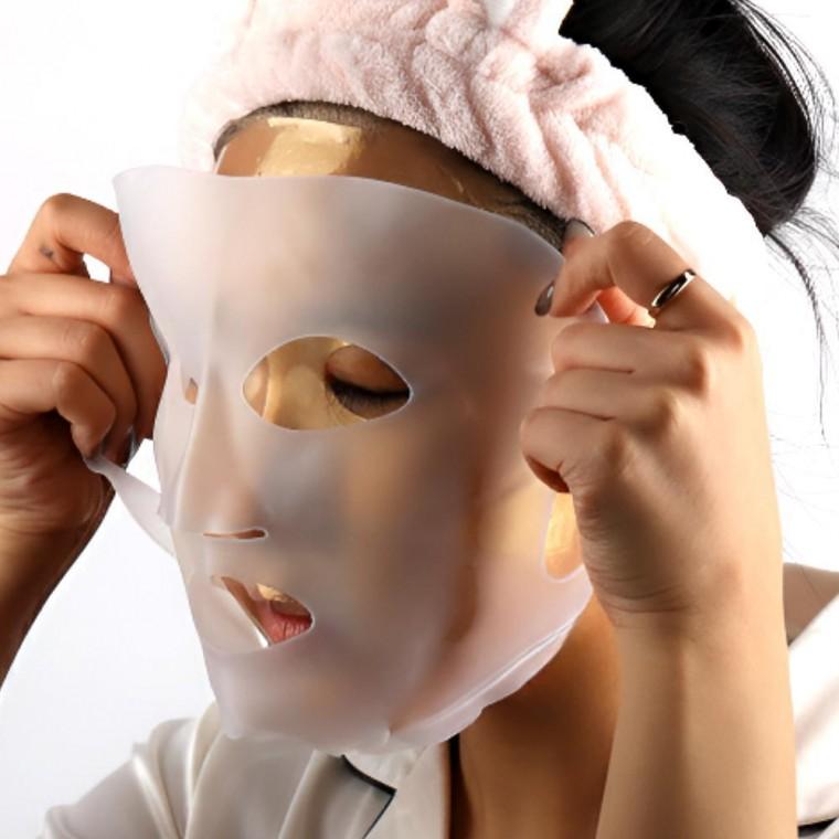 마스크팩 실리콘 커버 고정 스킨케어도구 실리콘 뷰티 마스크팩 액세서리