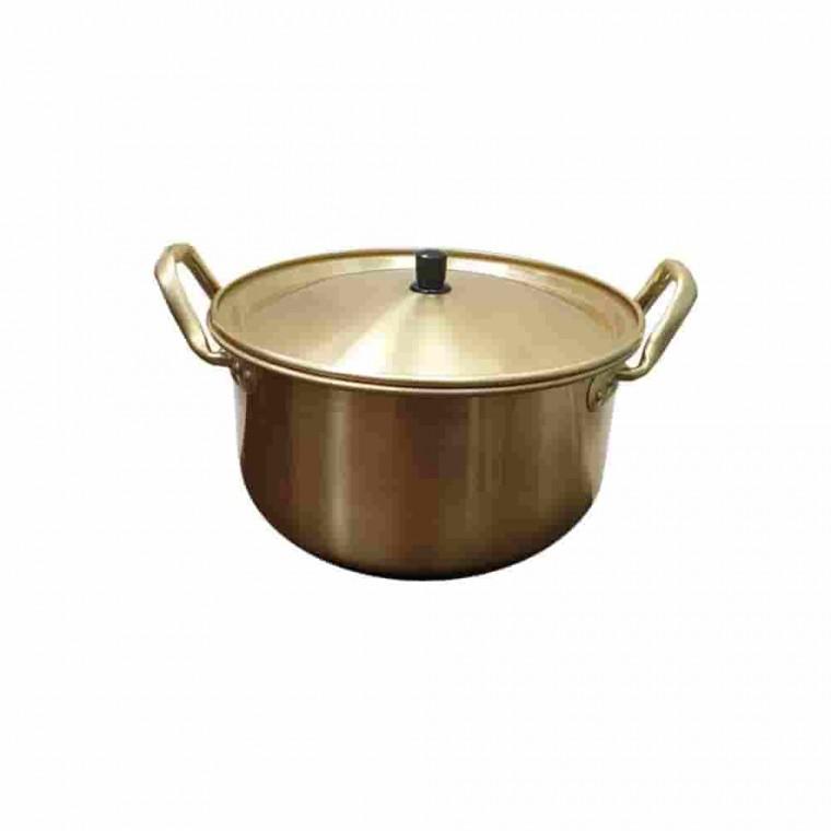 26cm 라면냄비 5-6개용 대형 노란냄비 가벼운냄비 찌개냄비 라면끓이는냄비 찜냄비