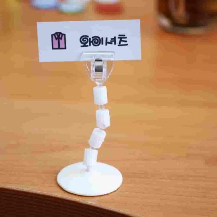 50원판 4볼 반달집게 10개 POP클립 행거집게 스탠드집게 아크릴집게 POP꽂이