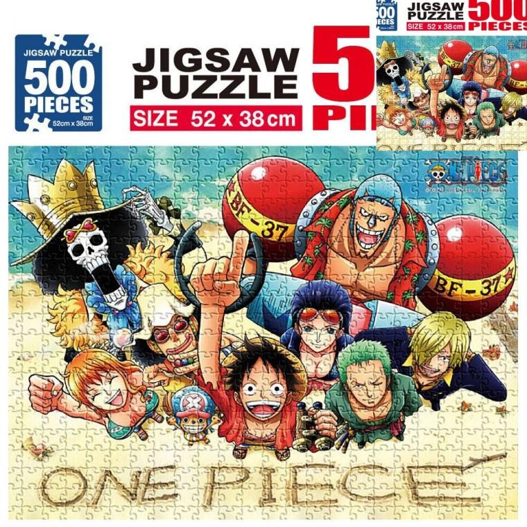 원피스 직소퍼즐 500pcs 스마일 퍼즐액자 테이블게임 청소년퍼즐