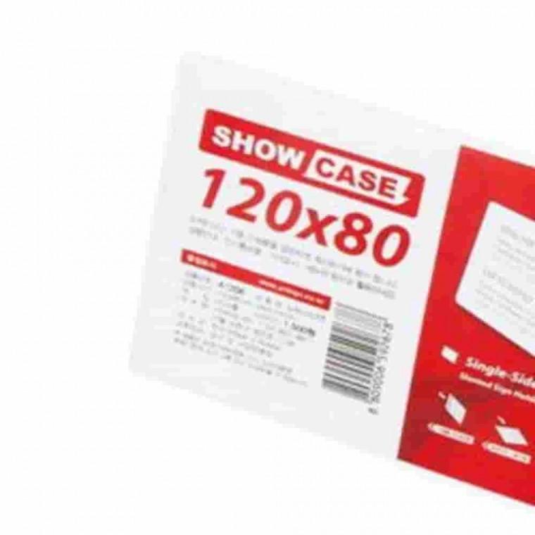 홀더 쇼케이스 3매 120x80mm 메뉴스탠드 메뉴판거치대 아크릴안내판 가격표꽂이 탁상안내판