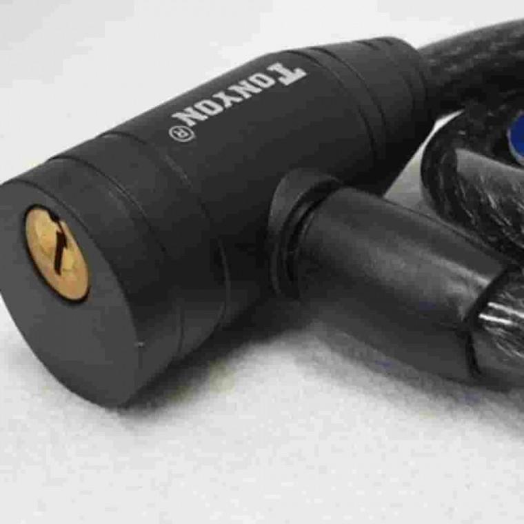자전거자물쇠 와이어락 12x650mm소 자전거락 자전거잠금장치 케이블락 체인자물쇠 자전거열쇠