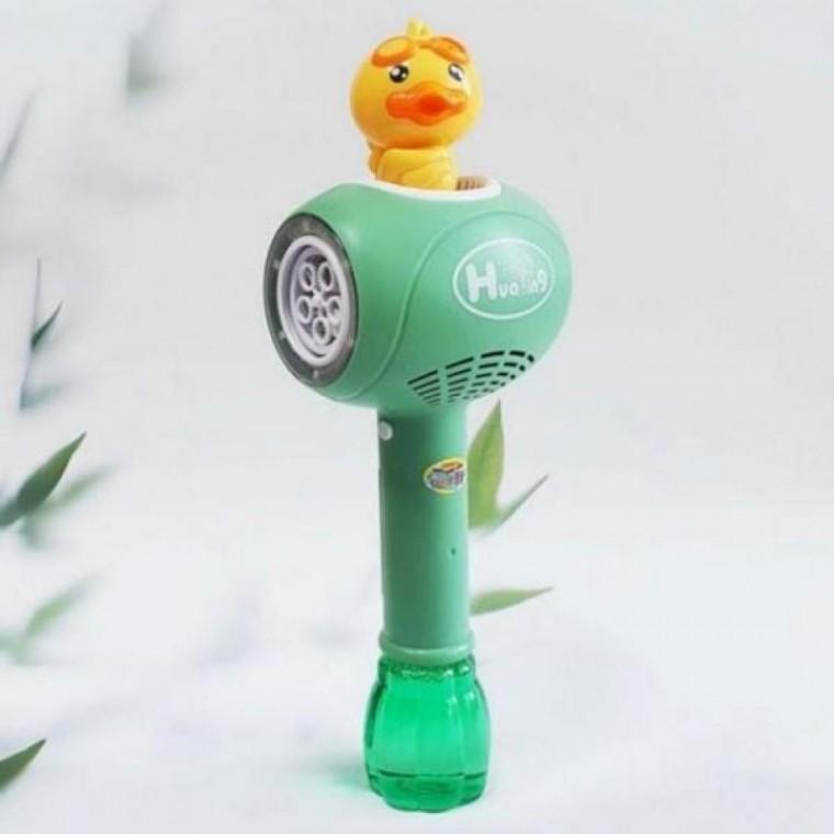 피규어 듀얼 오리 꼬마 자동 버블건 미니 스핀 비눗방울