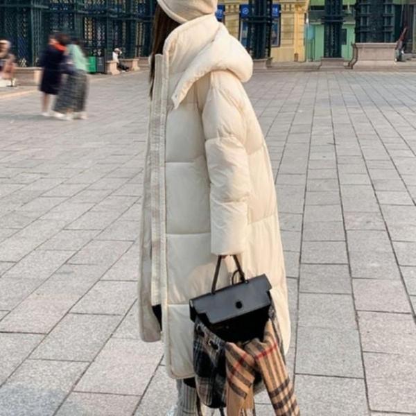 하이넥 베이직 롱 패딩 점퍼 캐주얼룩 페미닌룩 데일리룩 데이트룩 여성의류