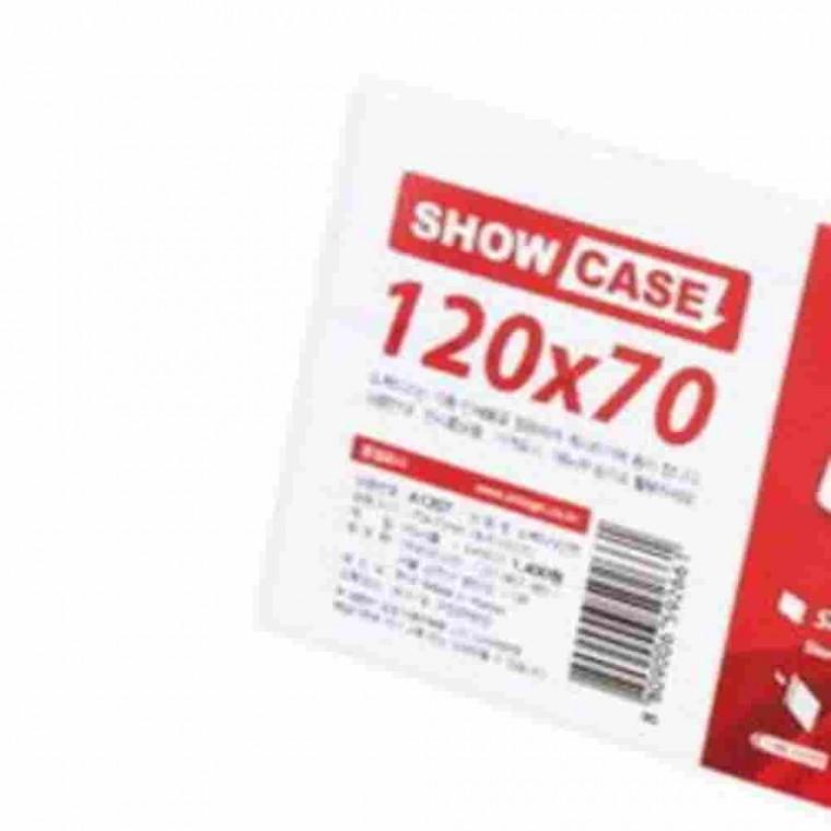 쇼케이스 3매 120x70mm 가격표쇼케이스 테이블안내판 옷가격표 마트가격표 매장가격표