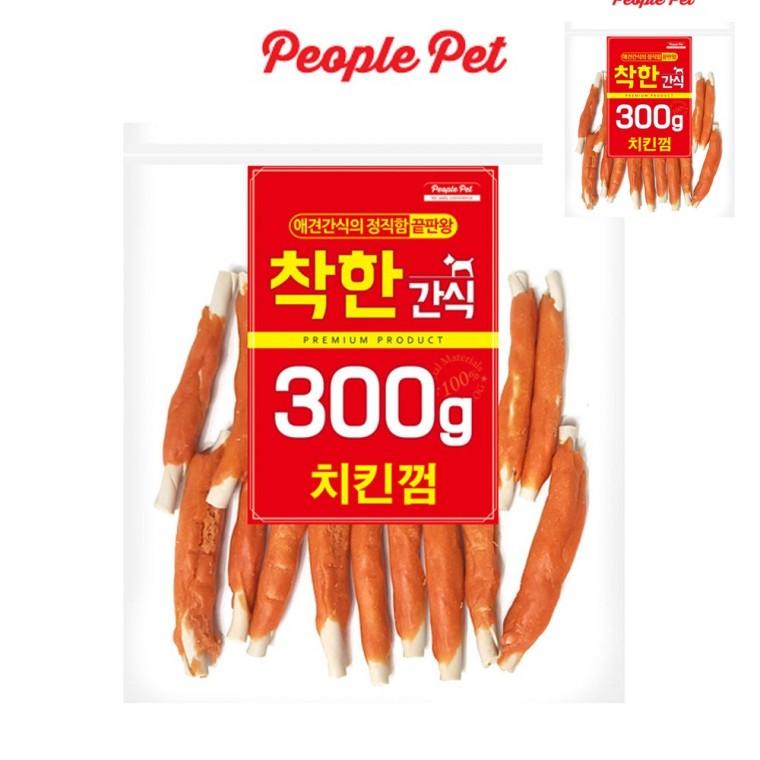 착한간식 치킨껌 300g 반려견간식 강아지건강간식 애완견간식