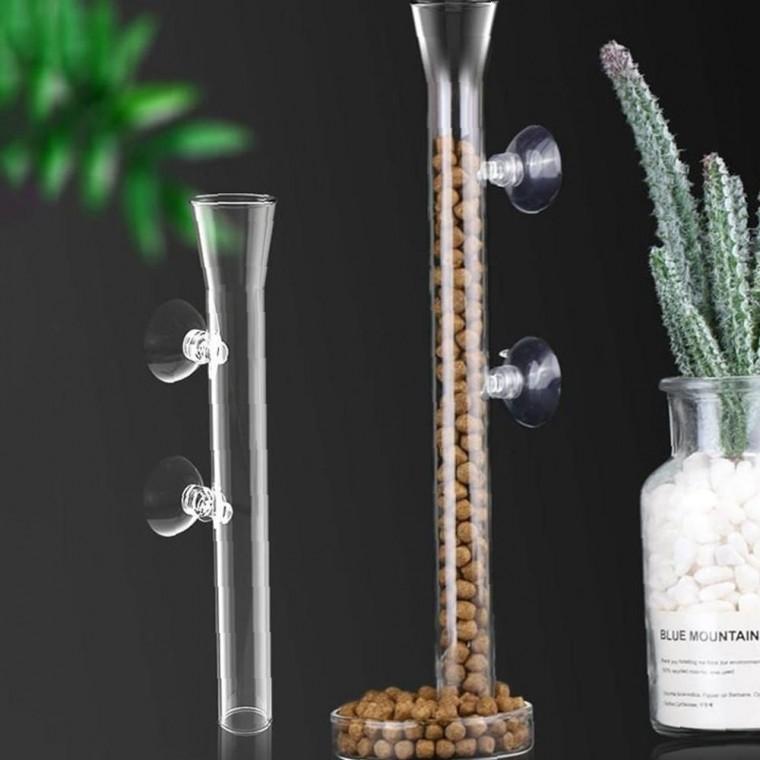 핏픽 유리 견고한 피딩실린더 세트 25cm 35cm 어항용 수조용품