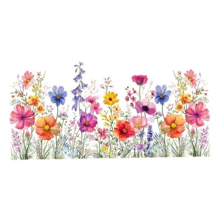 창문 인테리어 플라워 유리 데코 스티커 현관문 장식용