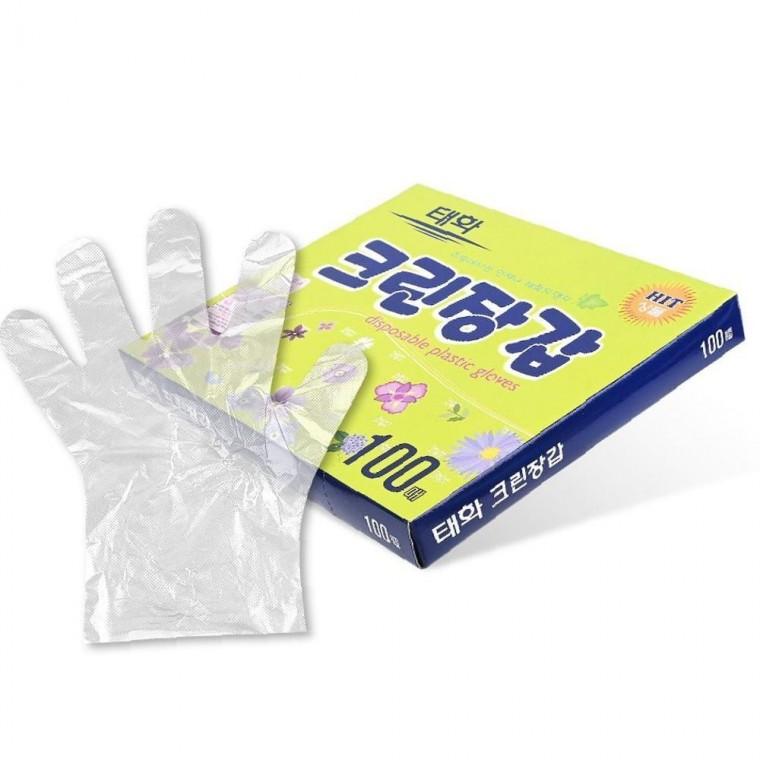 국산 튼튼한 실용적인 위생장갑 업소용 주방 일회용 비닐장갑 100매
