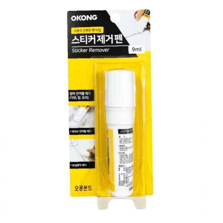 오공 스티커제거펜 정갈한 9ml 낙서 얼룩 기름 테이프