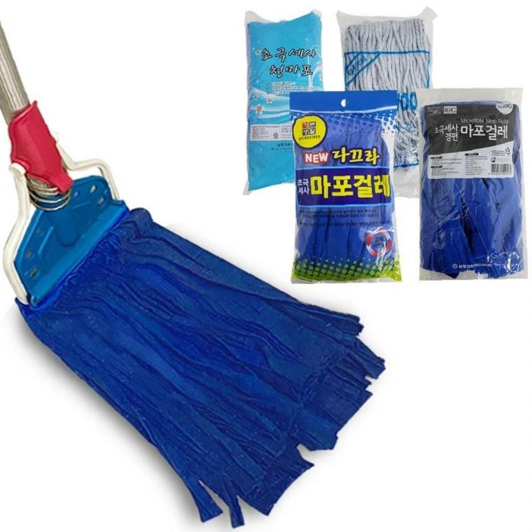 교체용 마포걸레 간편한 모음전 초극세사 대걸레 청마포 리필