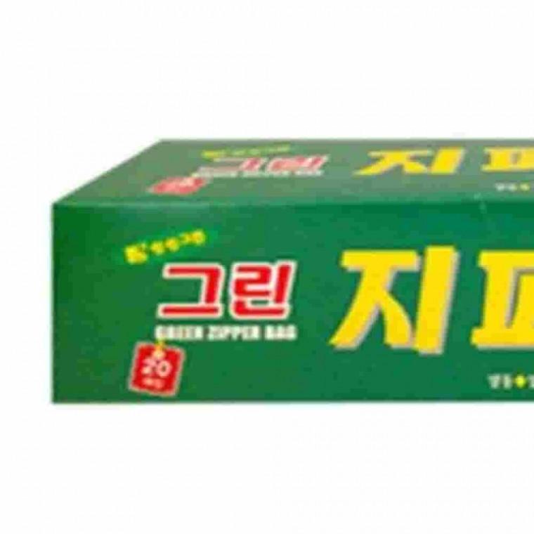 그린지퍼백 대 25x30x20 지퍼비닐 투명지퍼백 지퍼백비닐 지퍼백대형