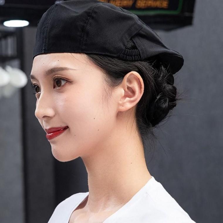 바리스타 카페 간편한 베이커리 모자 조절가능 위생모 남녀공용