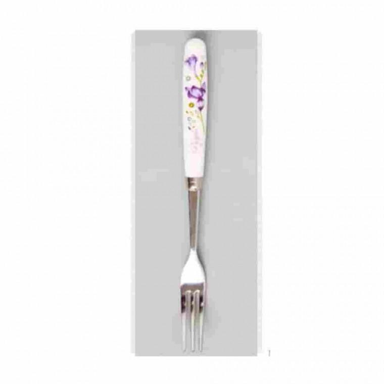 티포크 퍼플 5P세트 케이크포크 과일포크세트 다과포크 과일포크