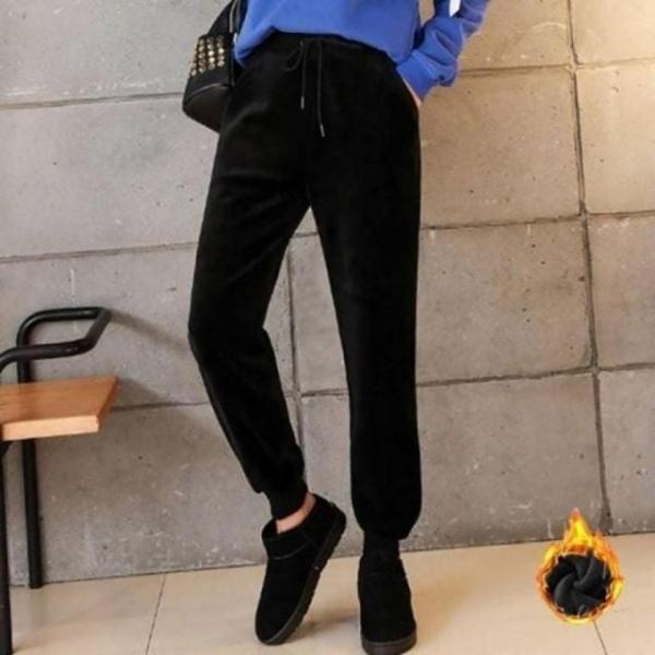 바지 기모 편한기모바지 조거 외출 데일리 벨벳 홈웨 겨울 여성밴딩팬츠 홈웨어바지 여자 기모 편한