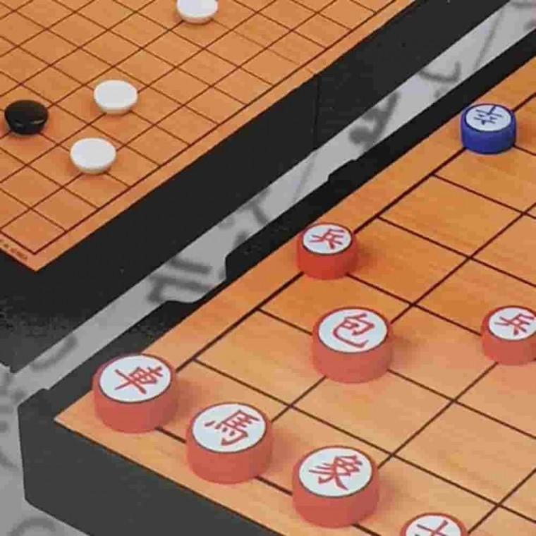 접이식 자석양면 바둑과 장기 양면바둑판 자석바둑판 접이식바둑판 장기판세트 휴대용바둑판