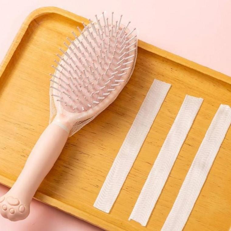 머리카락 제거 생활형 쿠션 브러쉬 청소망 100개입 빗 클리닝 메쉬망