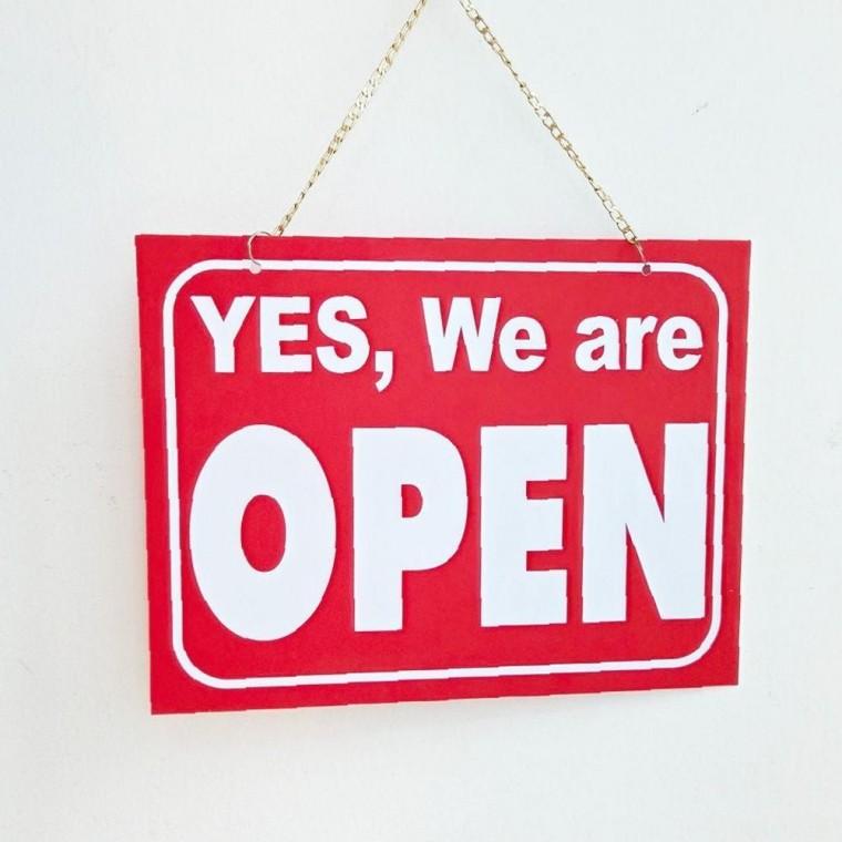 미국 스타일 깔끔한 OPEN CLOSED 안내판