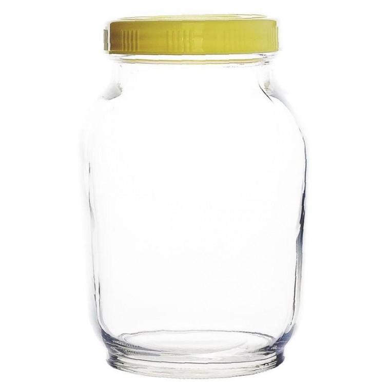국산 꿀병 안정감있는 꿀 소분 보관밀폐 용기 통 유리 공병 2.4kg