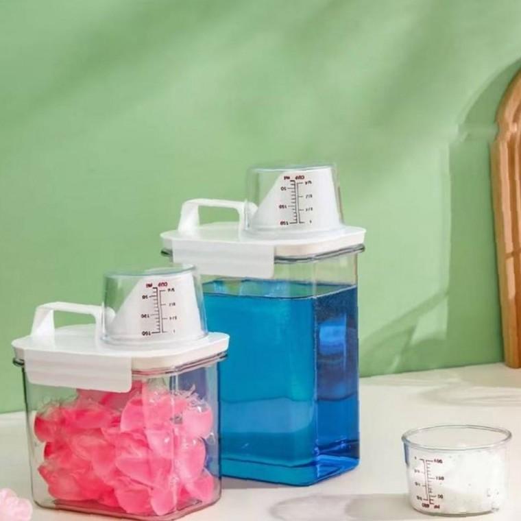 다용도 세제 깔끔한 소분 용기 리필 세탁세제통 디스펜서 1100mL 1800mL