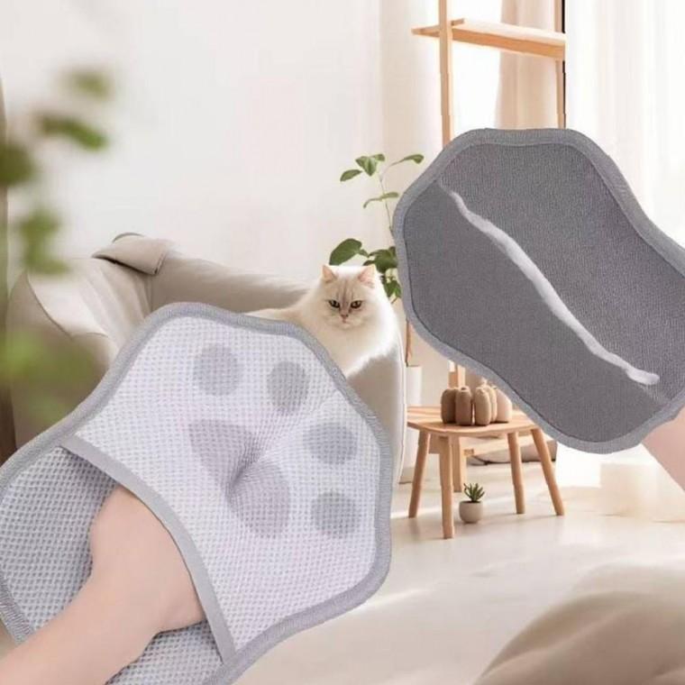 반려동물 정전기 세련된 털제거 장갑 2p 강아지 고양이 털 브러시 제모기