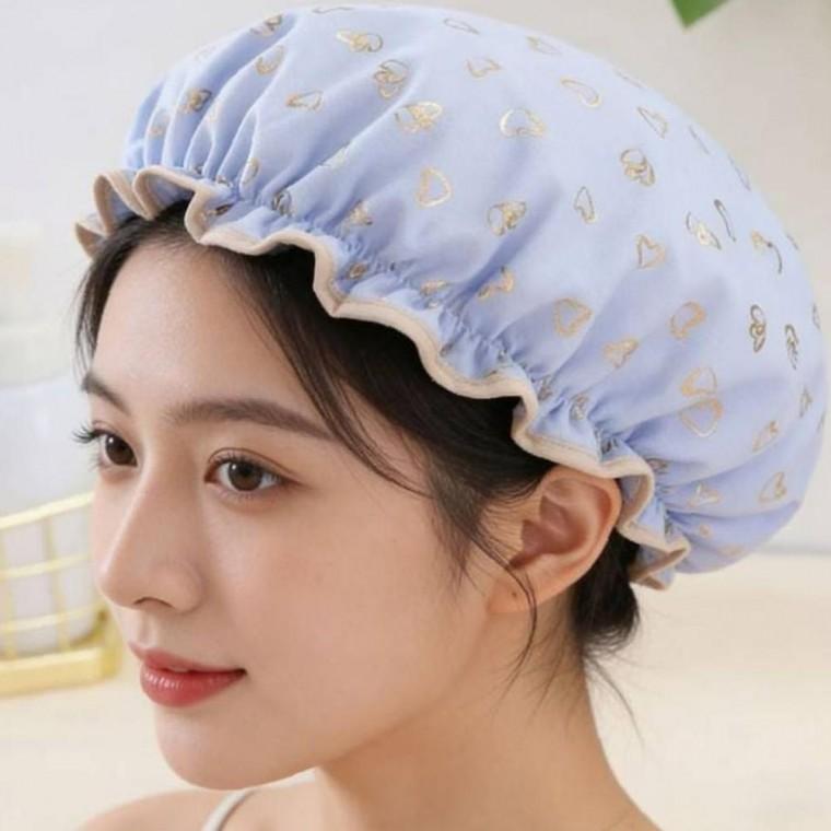 방수 샤워 정갈한 모자 헤어캡 3p 샴푸캡 욕실용품 위생모 방수캡