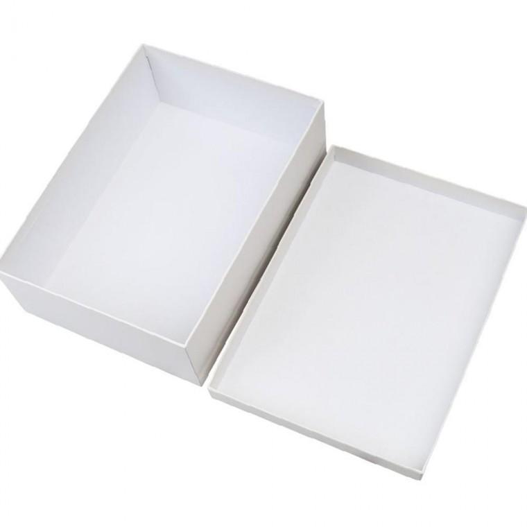 화이트 무지 컴팩트 선물상자 20x28x9cm 싸바리 기프트박스