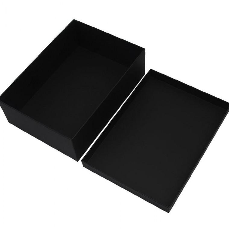 블랙 무지 부드러운 선물상자 20x28x9cm 싸바리 기프트박스