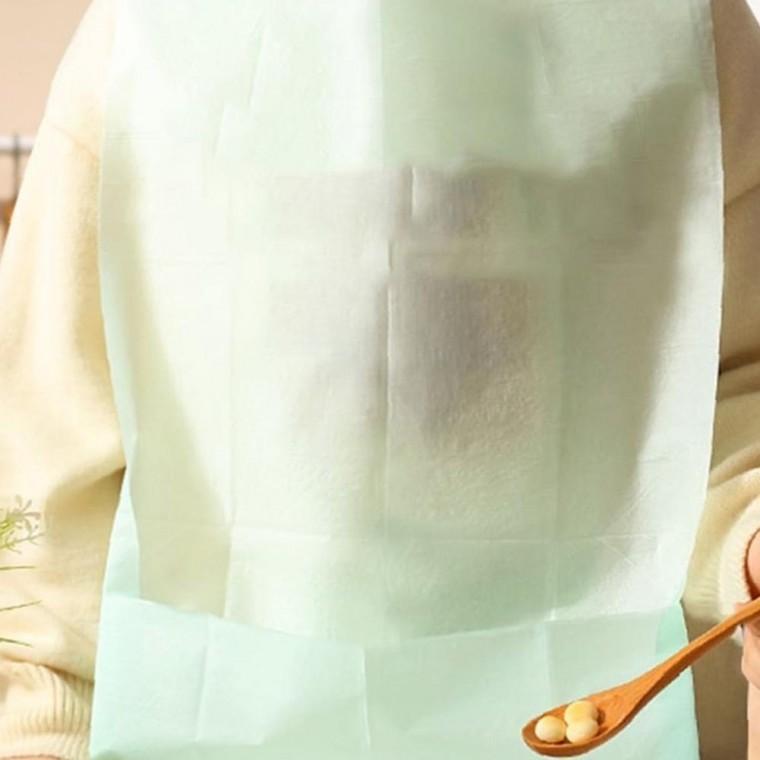 성인 일회용 알뜰한 턱받이 10p 노인 환자 오염방지 식사용