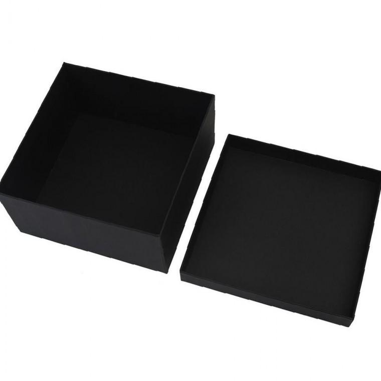 블랙 무지 정갈한 선물상자 20x20x10cm 싸바리 기프트박스